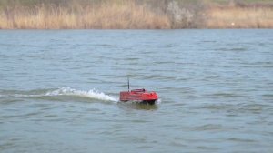 Завозим прикормку с Семёном на Кландайке прикормочным корабликом для рыбалки Solo v4  купить сейчас