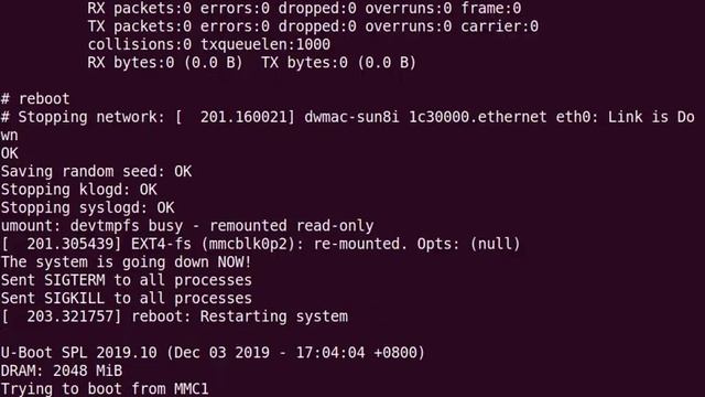 Banana Pi BPI-M3 runs busybox with dhcp , build from buildroot (uboot-2019.10 + kernel 5.4) смотреть онлайн