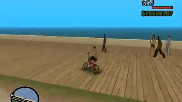 БАГ НА БОЛЬШОЙ ПРЫЖОК НА ВЕЛИКЕ В ГТА САН АНДРЕАС смотреть онлайн