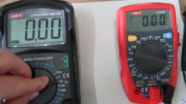 Мини обзор мультиметра UNI-T UTM 153 (UT53) смотреть онлайн