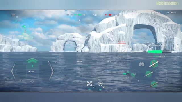 Modern Warships - USS Seawolf SSN-21 Submarine in the Arctic (Android & iOS Gameplay) смотреть онлайн