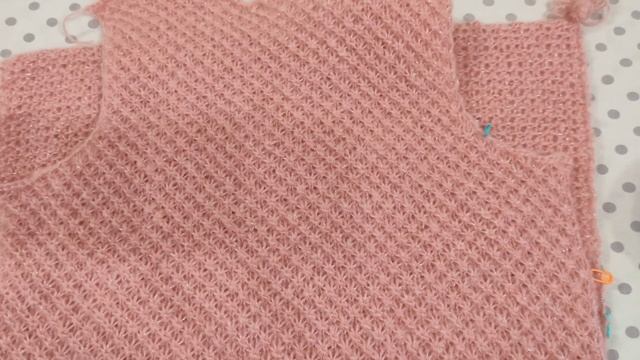 Новый заказ, розовый кардиган!!! Видео 1.