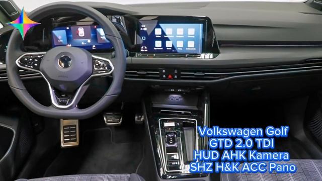Volkswagen GolfGTD 2.0 TDI HUD AHK Kamera SHZ H&K ACC Pano (2023) 39.900 € смотреть онлайн