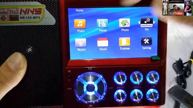 zBOGDANom - Цифровой Радиоприёмник с Видеоплеером Nns Ns-155 Колонка с Дисплеем Видео смотреть онлайн