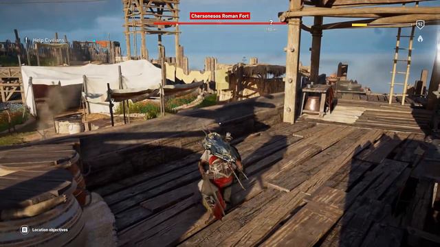 AC Origins Chersonesos Roman Fort | AC Origins gameplay | Chersonesos Roman Fort | Stealth #gaming смотреть онлайн