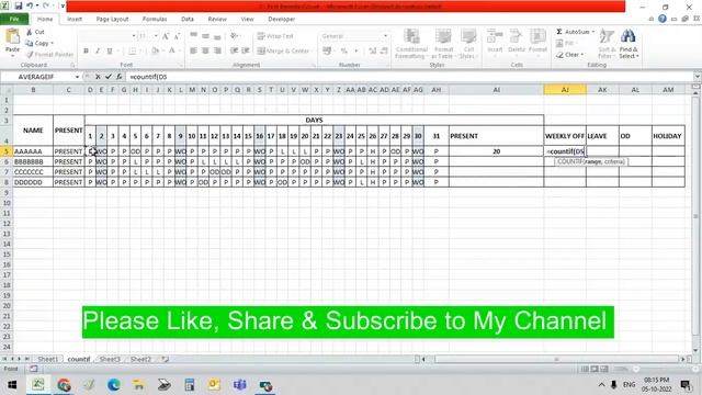 Count Series 5 Excel Formulas -- COUNT, COUNTA, COUNTIF, COUNTIFS, COUNTBLANK Excel Formula in Hind смотреть онлайн