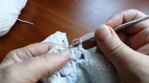 Комбинезон крючком для новорожденного ребенка. Часть 2.