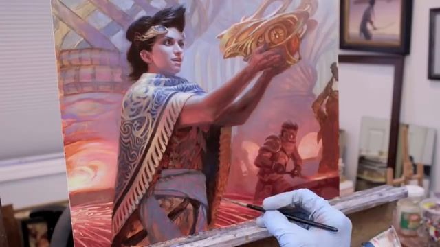 Oil Painting Demonstration: Inventor's Apprentice, 12"x16" (MtG) смотреть онлайн