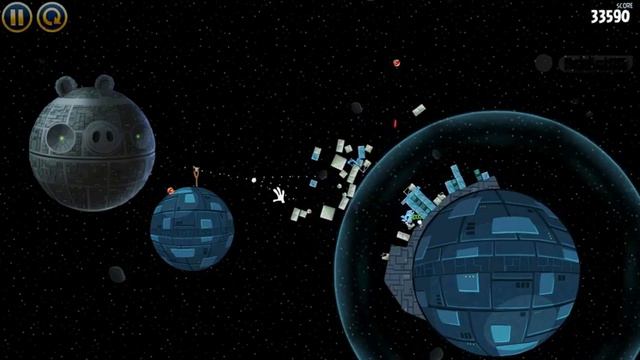 Angry Birds Star Wars Death Star (2-8) 3 Stars Walkthrough