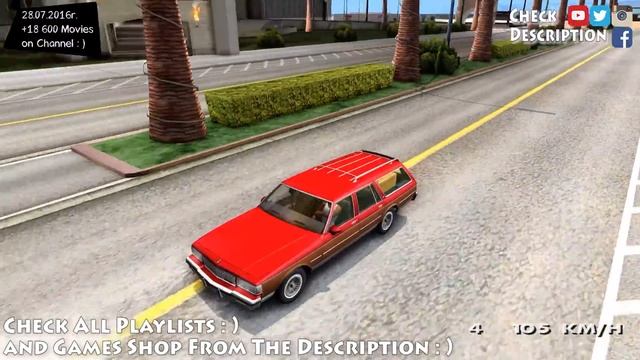 Chevrolet Caprice 1989 Station Wagon - GTA San Andreas 1440p / 2,7K _REVIEW смотреть онлайн