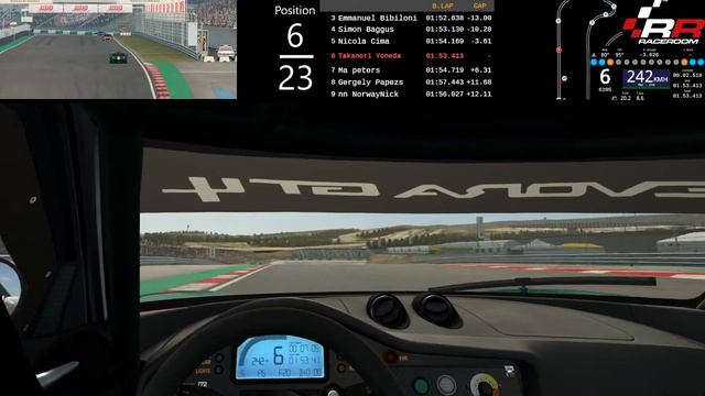 [VR]RaceRoom/R3E | RANKED Multiplayer #399 | PORTIMAO | LOTUS EVORA GT4 смотреть онлайн