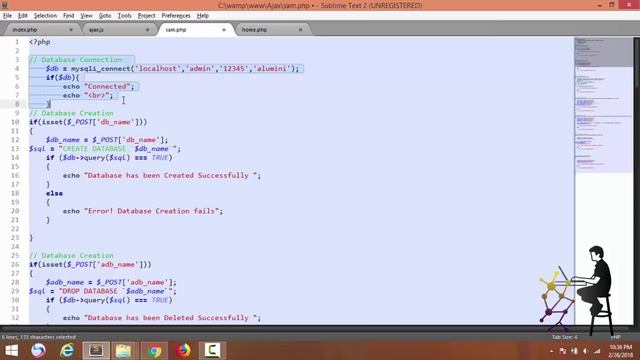 PHP/MYSQL/Ajax CRUD Create/Delete Database without page refresh Part 2 смотреть онлайн