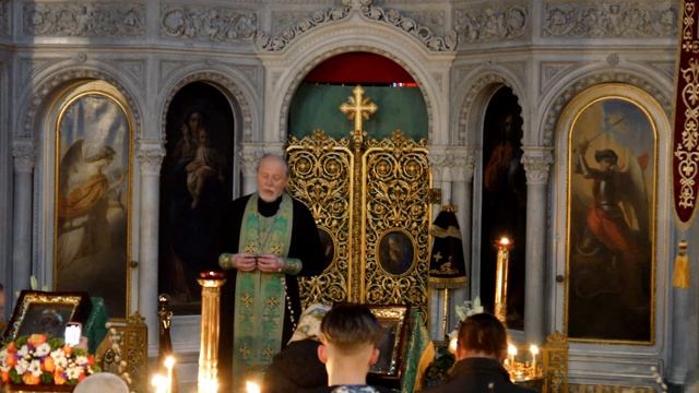 Седмица 6-я Великого поста. Проповедь накануне Входа Господня в Иерусалим смотреть онлайн