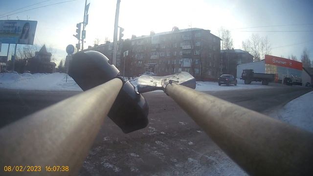 Видео за 08.02.2023 года еду на объект вид задней камеры смотреть онлайн