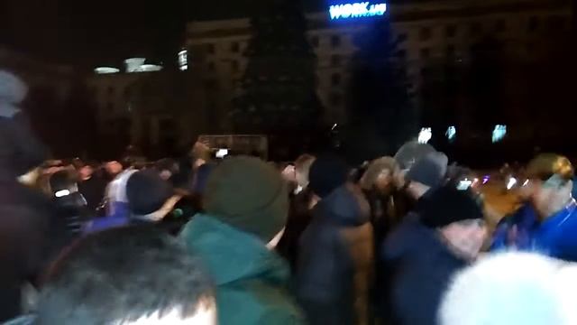 Открытие Центральной Ёлки в Днепре!!! 23.12.2017 смотреть онлайн
