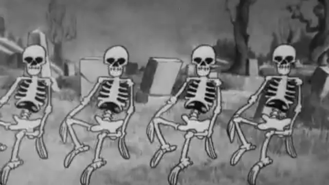 A Silly Symphony ~ The skeleton Dance ~ смотреть онлайн