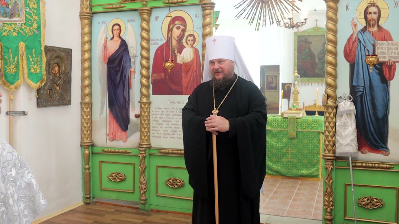 Слово митрополита Ферапонта после освящения Свято-Троицкого храма села Воронье смотреть онлайн