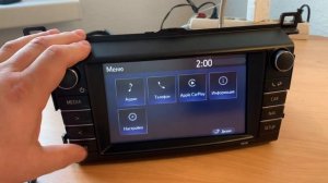 Оригинальный , Заводской CarPlay и Android Auto в Toyota RAV4 , 2016-2020 г.в.