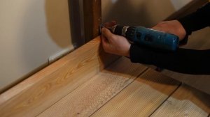 Монтаж скошенного планкена на крепеж Волна