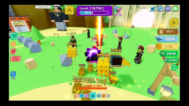 Slashing Simulator (Easter Egg Hunt All Eggs) смотреть онлайн