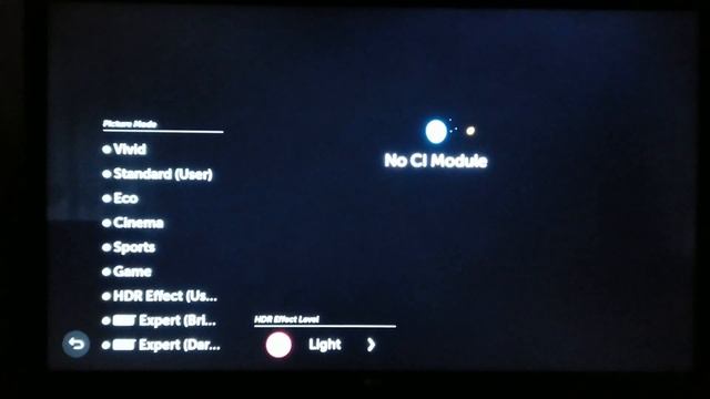 LG SMART TV WebOS Select HDR Picture Mode