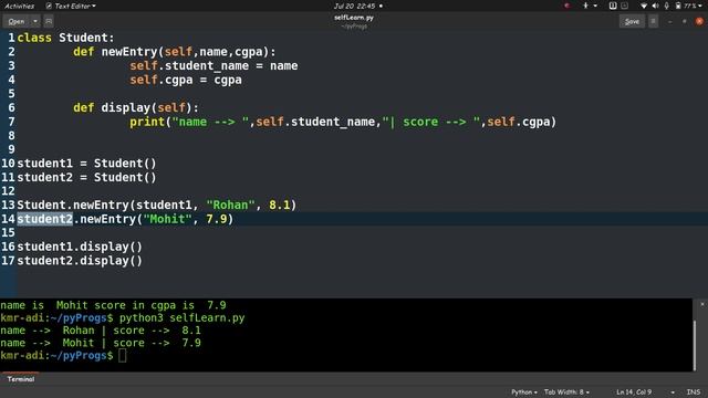 What is self in Python смотреть онлайн