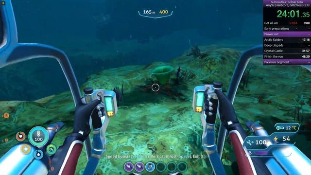 Subnautica: Below Zero Speedrun - 46:41 Any% (Hardcore, Glitchless) смотреть онлайн