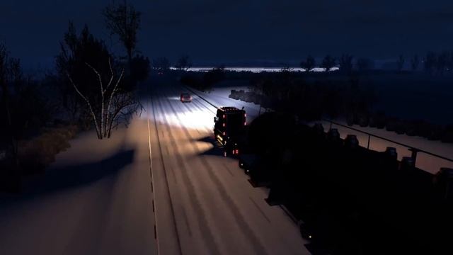 ETS2 (v1.30) - Special Transport DLC [Scania T V8 Sound] + Frosty Winter смотреть онлайн