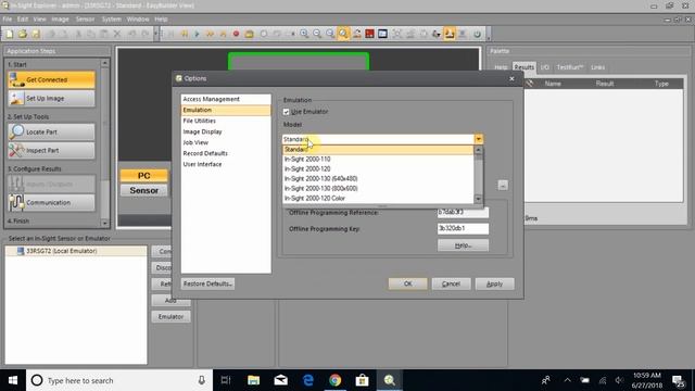 Download and Setup Cognex In-Sight Emulator смотреть онлайн