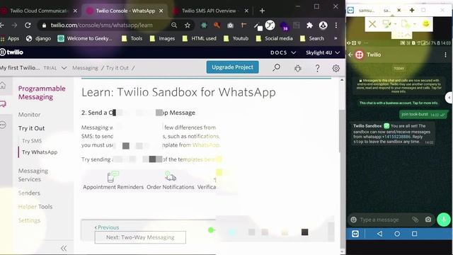 Send WhatsApp Message using python program || Automate WhatsApp using python ||send WhatsApp messag смотреть онлайн