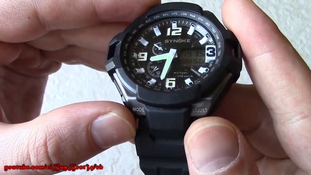 Недорогие спортивные часы из Китая - Часы SYNOKE 67606. смотреть онлайн