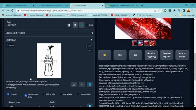 Sketch to Ad Design - New ControlNet and Stable DIffusion (camenduru) смотреть онлайн