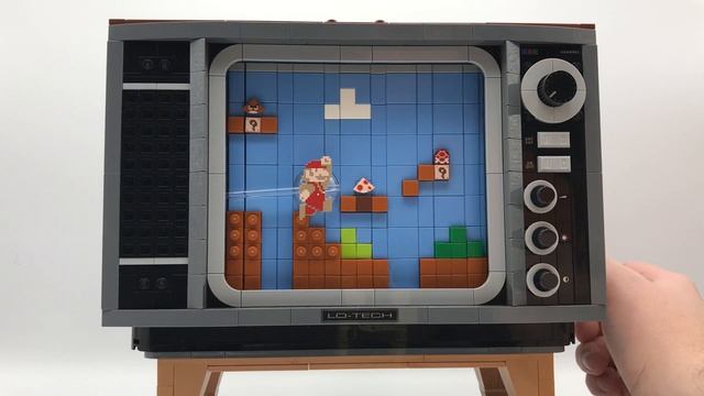 The Scrolling Super Mario Screen From 71374 LEGO® Nintendo Entertainment System