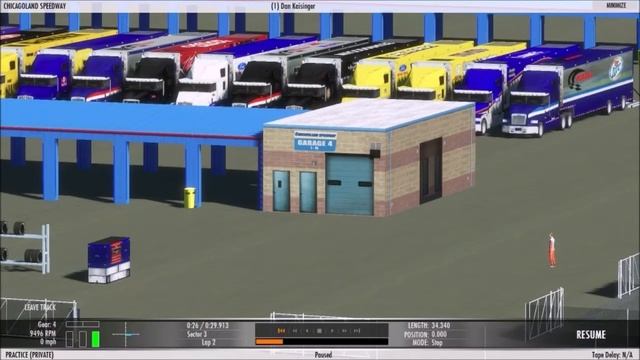 rFactor 2 Stock Cat 2015 At Chicagoland Speedway смотреть онлайн