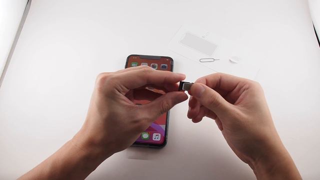 iPhone 11 Pro Max - How to insert and remove Dual SIMs  Howtechs