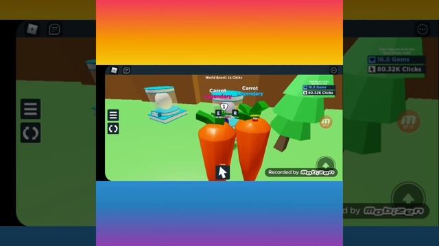 играем в роблокс:Clicking simulator 3# смотреть онлайн
