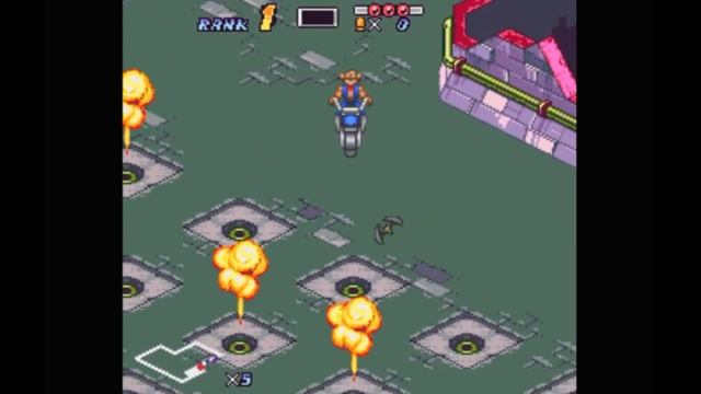 Super Nintendo (Snes) 16-bit Biker Mice From Mars Round 2