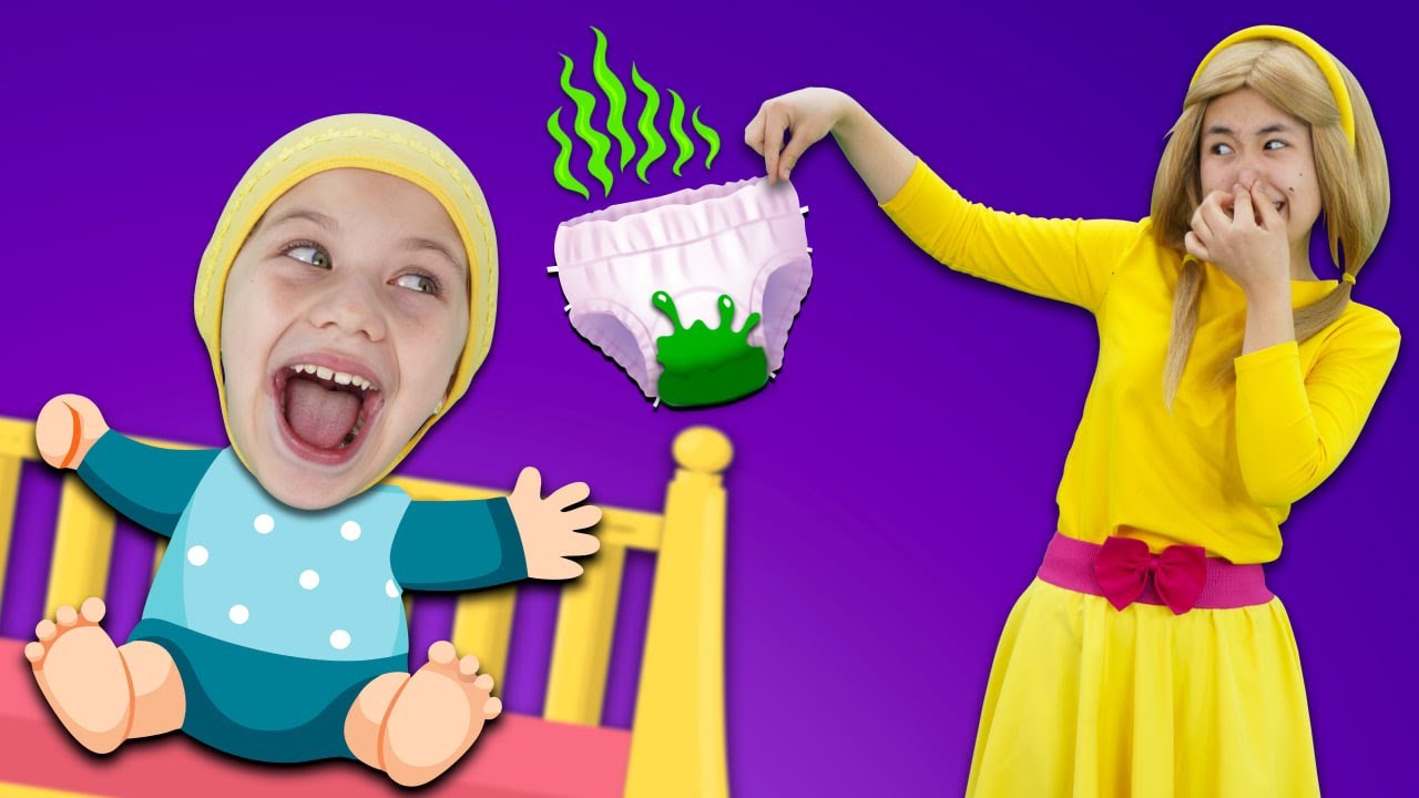 Песня с подгузником + больше | Детские рифмы и детские песни смотреть онлайн