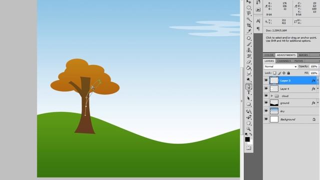 FXmodify Photoshop Tutorial, Cartoon Scene смотреть онлайн