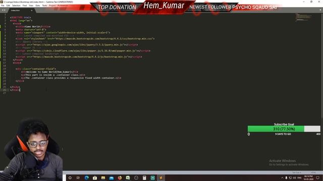 Bootstrap 4 Course #part1 in telugu w3schools explanation (web design & devolopment) Live stream смотреть онлайн