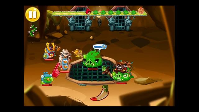 Angry Birds Epic - VICTORY Cave 1 With Porky Prince Part 35 - Angry Birds смотреть онлайн