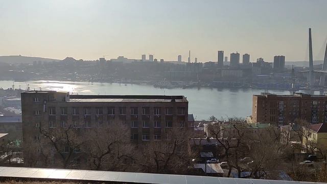 Ну, а теперь, друзья... Владивосток. Панорама бухты Золотой Рог. смотреть онлайн