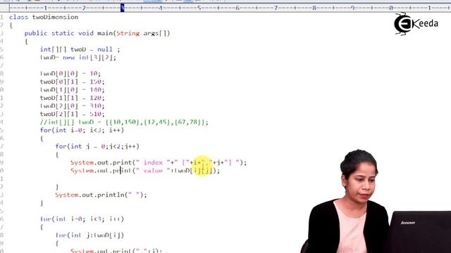 Java Program on Two Dimensional Array - Arrays in Java Programming Language - Java Programing смотреть онлайн