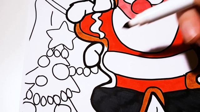 The Grinch Coloring Pages for Kids, The Grinch with Santa Christmas Cookie, How to Draw The Grinch смотреть онлайн