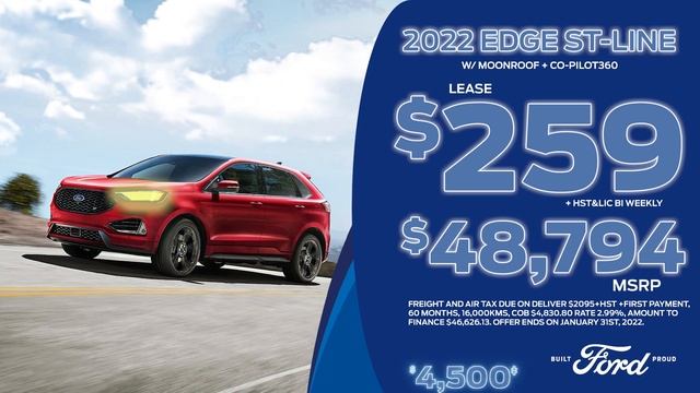 2022 Ford Edge ST | January 2022 Offers | Oakridge Ford смотреть онлайн