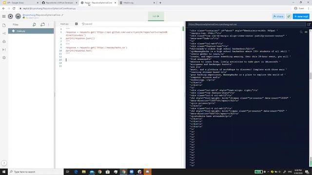MasseyHacks VI Workshop - Web Requests & APIs смотреть онлайн