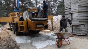 Технологическая промывка автобетононасоса