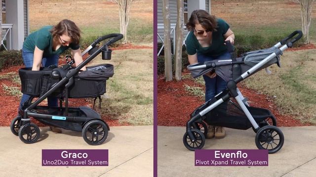 Evenflo Pivot Xpand vs. Graco Uno2Duo: Travel System Comparison - Babylist смотреть онлайн