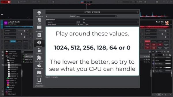 Virtual DJ 2023: FIX SOUND LAGS