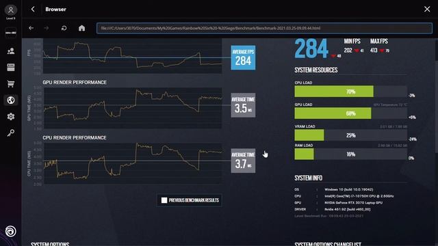 ? NVIDIA GeForce RTX 3070 [Laptop, 130W, Intel] - TC: Six Siege gameplay benchmarks (1080p) смотреть онлайн